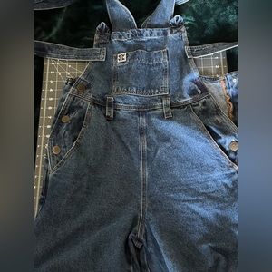 Reuben Dungaree ORGANIC DENIM: Mid Wash Blue Lucy & Yak